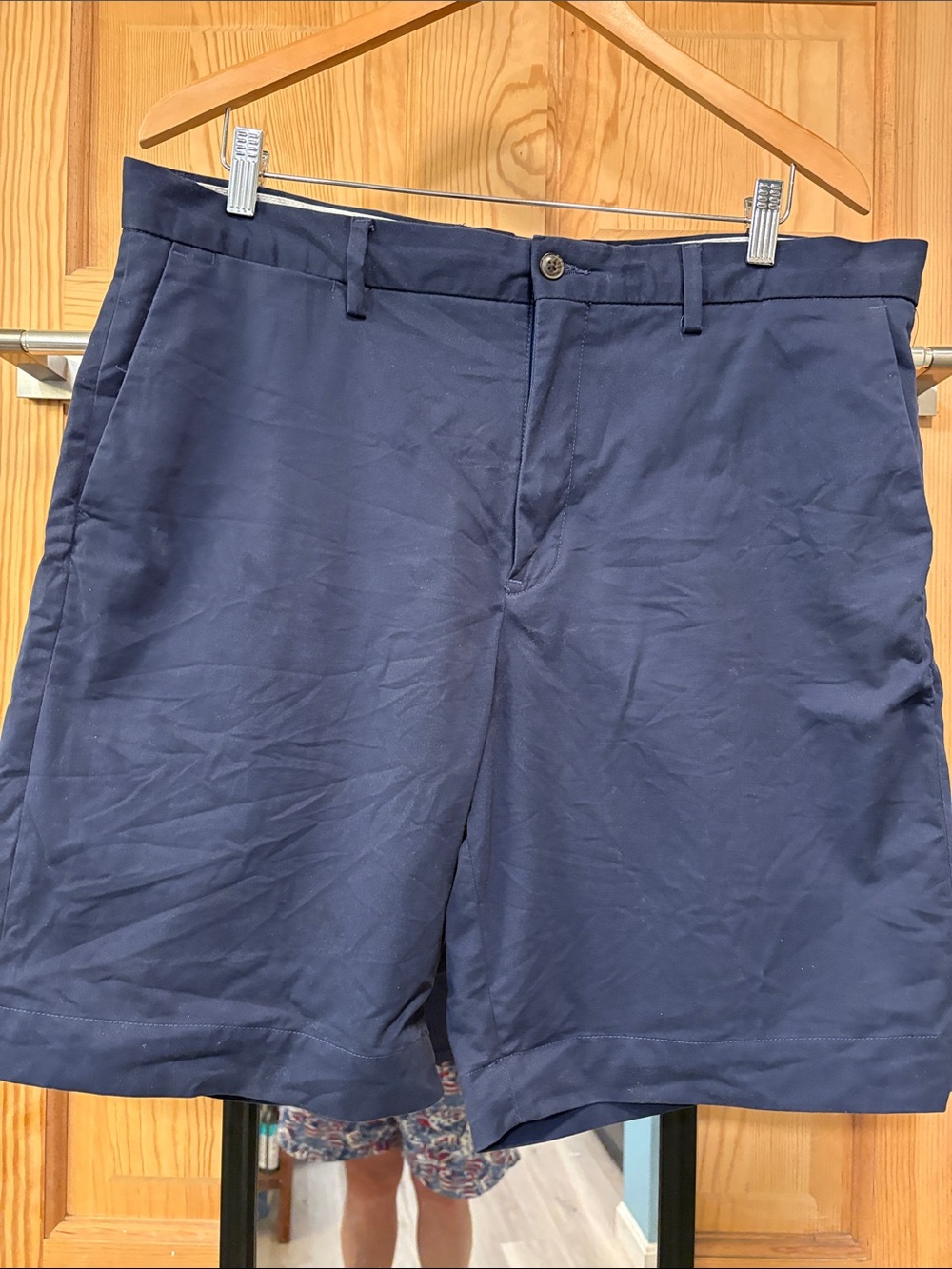 Dark Blue Stretch Classic Fit Men’s Shorts Sz 36